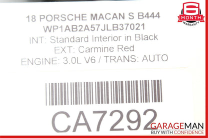 15-18 Porsche Macan 95B Antenna Holder Bracket 95B907179 OEM