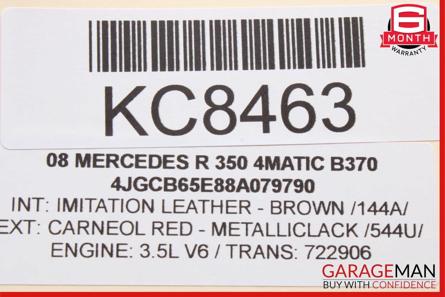 06-13 Mercedes W251 R350 GL350 Front Left Side Window Regulator Motor Unit OEM