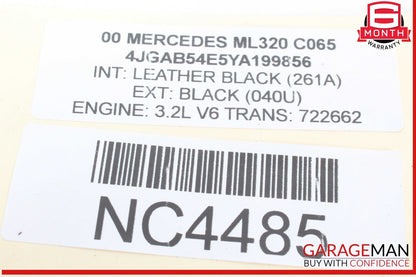 98-05 Mercedes W163 ML320 ML430 ML500 Rear Glass Windshield Wiper Motor OEM