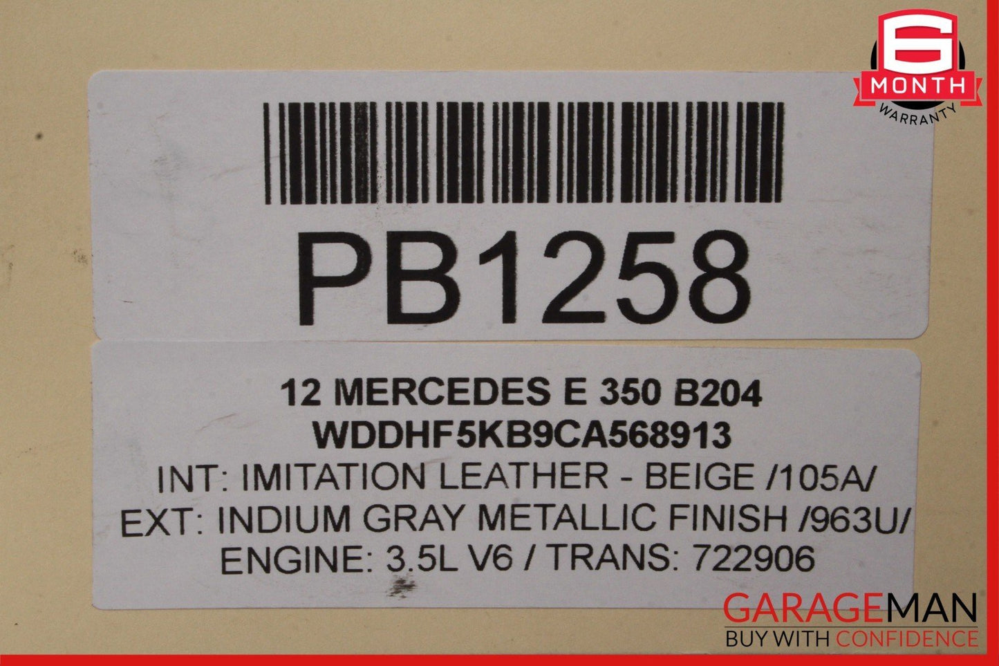 08-18 Mercedes W212 E350 C300 E250 Engine Radiator Cooling Fan Motor Assembly