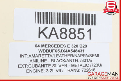 03-09 Mercedes W211 E320 E350 E63 Front Right Side Door Lock Latch Actuator
