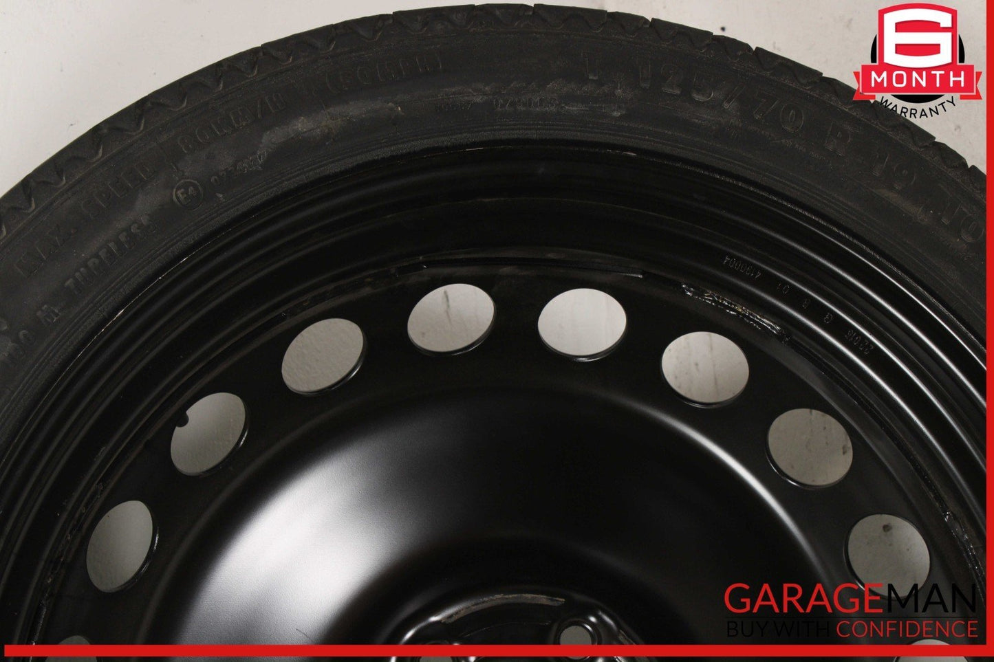 09-16 Audi A5 A4 S4 S5 Emergency Spare Tire Wheel Donut Rim T125/70R19 OEM