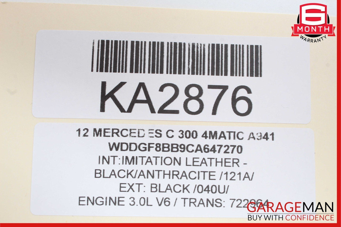 12-16 Mercedes W204 C300 GLK350 ECU Engine Control Module Unit 2769005000 OEM