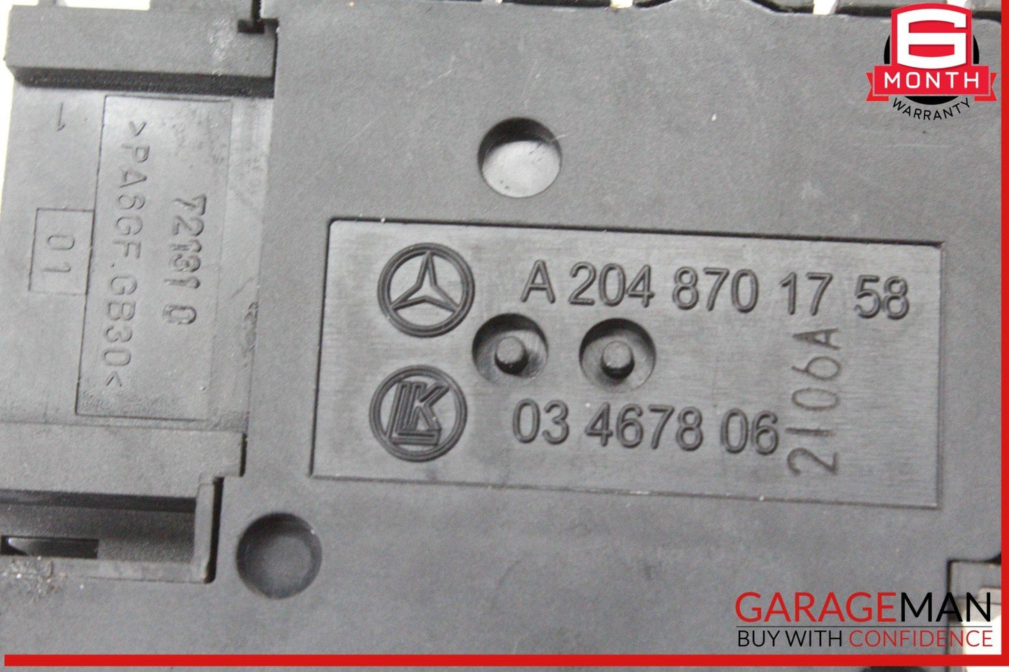 08-14 Mercedes W204 C250 CGI Front Right Side Seat Adjust Control Switch OEM