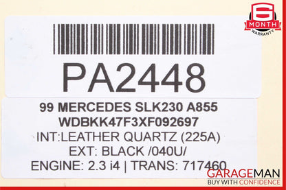97-00 Mercedes R170 SLK230 Power Steering Rack Gear Box Gearbox Assembly OEM