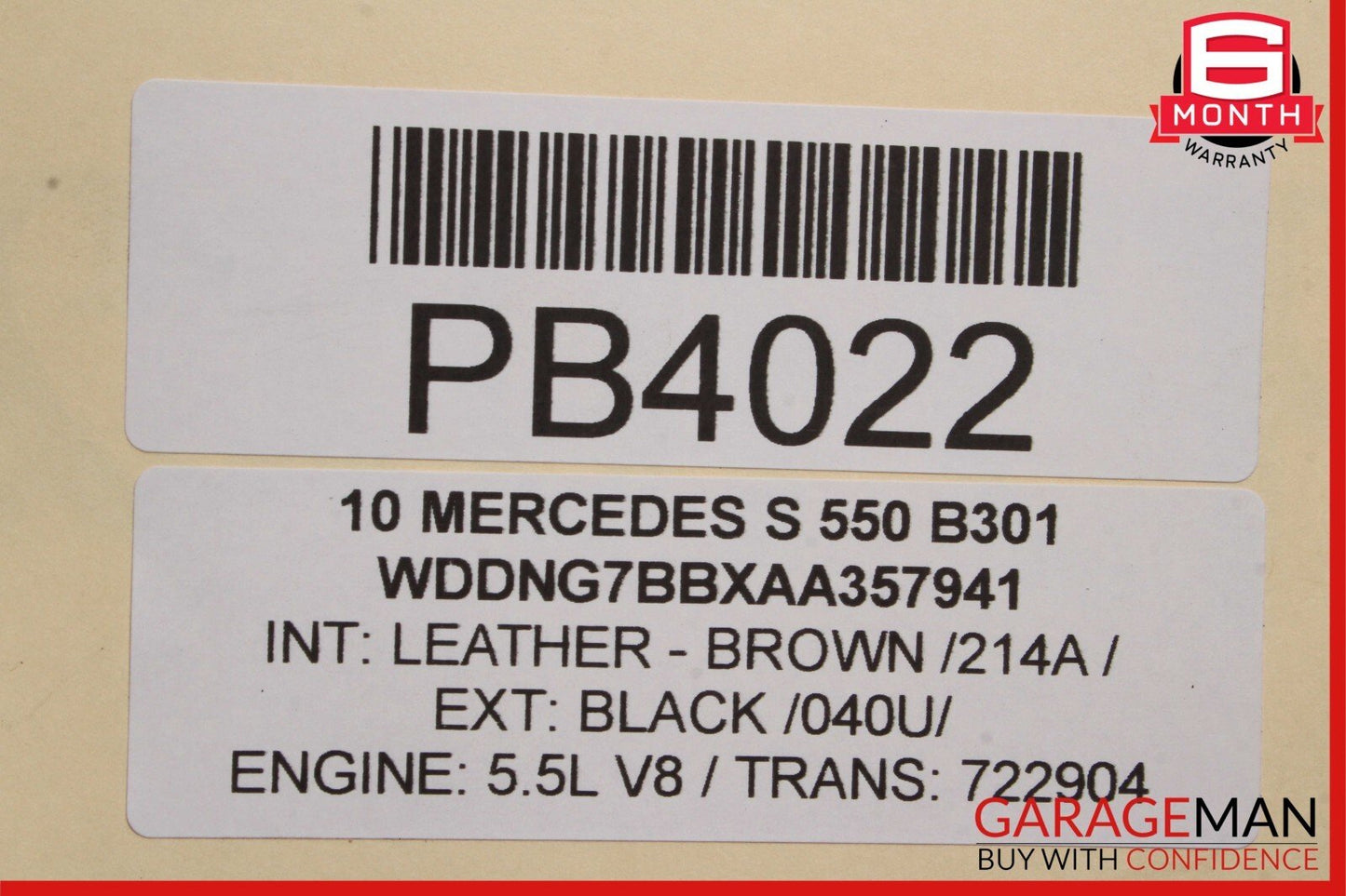 07-13 Mercedes W221 S550 Front Lower Bumper Reinforcement Bracket Bar Assembly