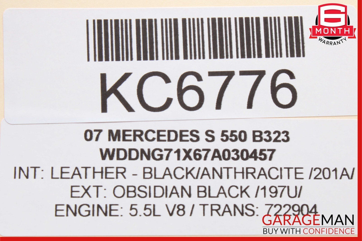 07-13 Mercedes W221 S550 S400 Rear Right Exterior Door Handle Keyless Go OEM