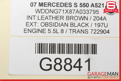 07-14 Mercedes S550 CL600 Front Right Side Dash Dashboard AC A/C Air Vent Black