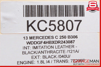 12-14 Mercedes W204 C250 C300 C350 C63 AMG Front Left Side Exterior Door Handle