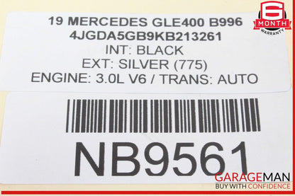 12-19 Mercedes W166 GLE400 GL450 Front Left Driver Side Seat Airbag SRS OEM
