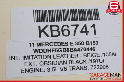08-16 Mercedes W212 E350 C300 Front Left Door Window Regulator Motor OEM