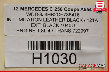 08-14 Mercedes W204 C250 Front Left Driver Side Upper Control Arm RWD OEM