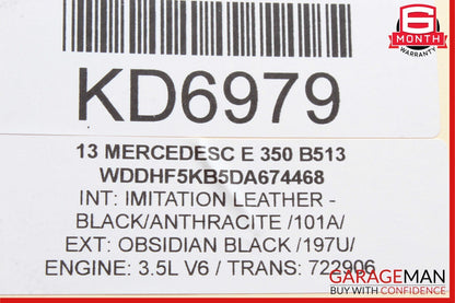 12-16 Mercedes W212 E350 SLK350 GLE350 3.5L V6 Valeo Engine Starter Motor Unit