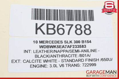 09-11 Mercedes R171 SLK300 Roof Convertible Top Module Control OEM