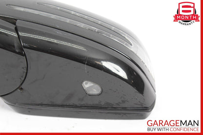 10-13 Mercedes W221 S400 S600 Front Left Side Mirror Door Rear View Black OEM