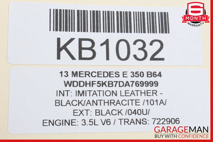 10-13 Mercedes W212 E350 E400 Front Right Passenger Side Door Handle OEM