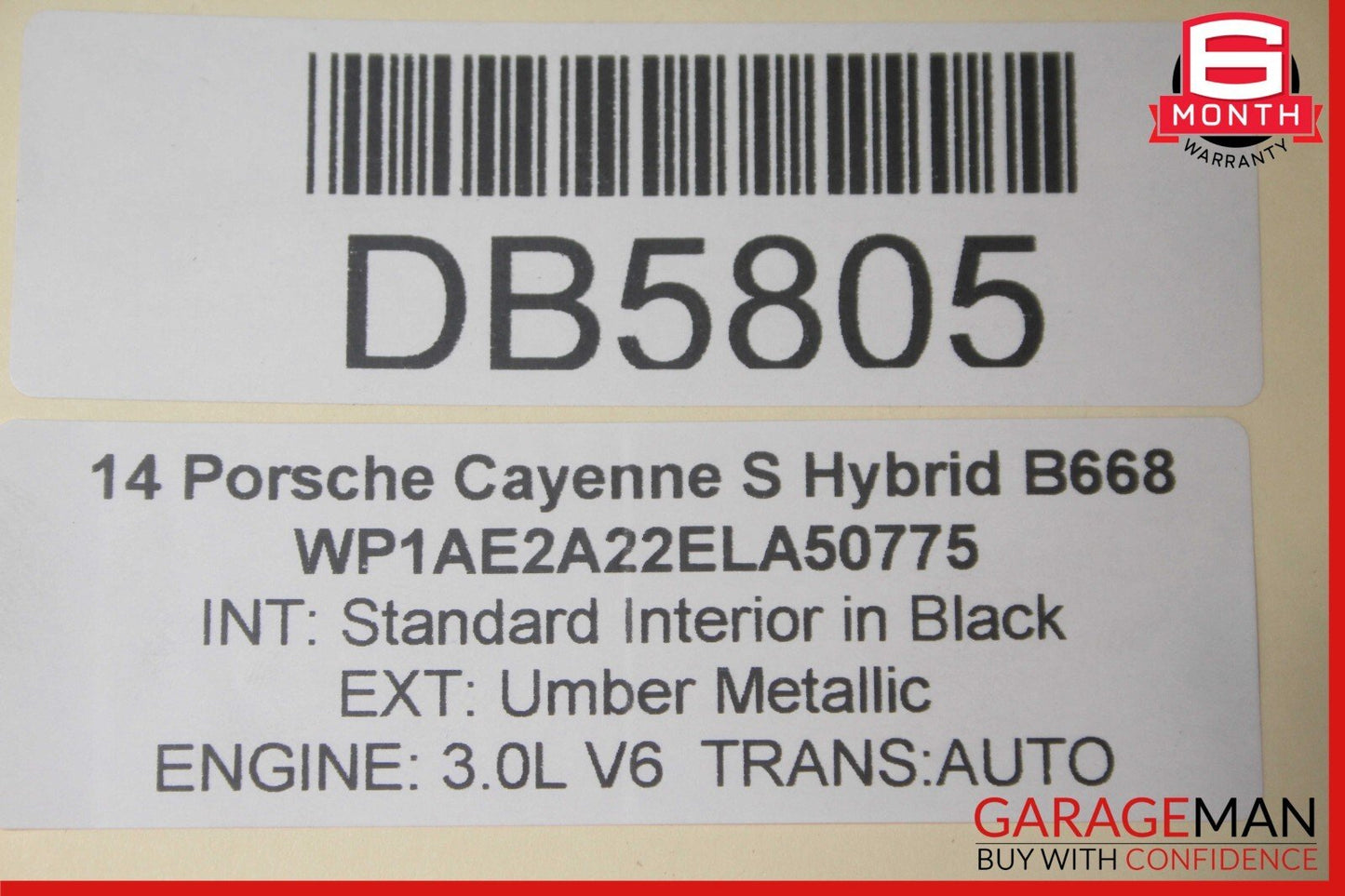11-18 Porsche Cayenne 958 Top Roof Sun Roof Sunroof Glass Motor Frame Panel Assy