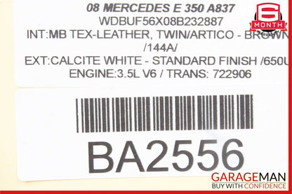 03-09 Mercedes W211 E350 E500 Front Left Side Tweeter Speaker Cover Brown OEM
