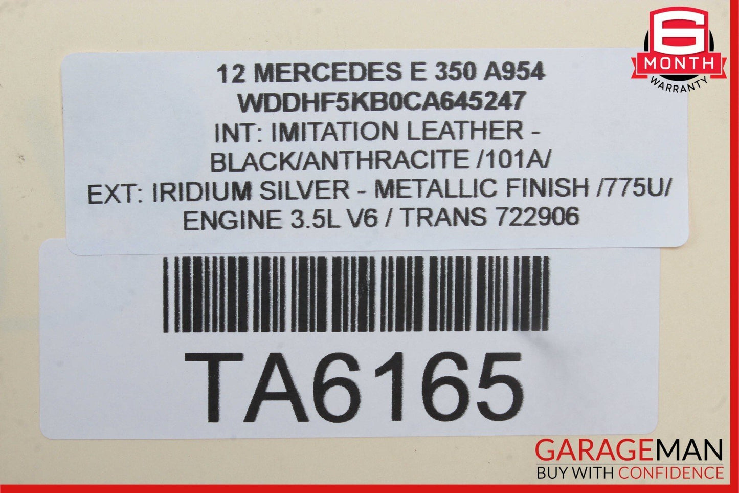 10-13 Mercedes W212 E350 Front Left Driver Side Door Lock Latch Actuator OEM