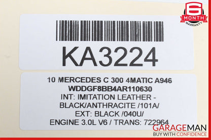 08-11 Mercedes W204 C300 Gear Shift Shifter Selector Indicator Boot Knob Assy