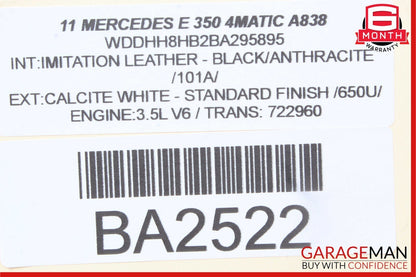 08-14 Mercedes W212 E550 C300 Sirius Satellite Radio Receiver 2128701789 OEM