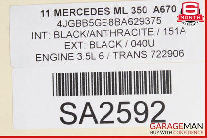 10-11 Mercedes W164 ML350 Automatic Transmission 722.906 OEM