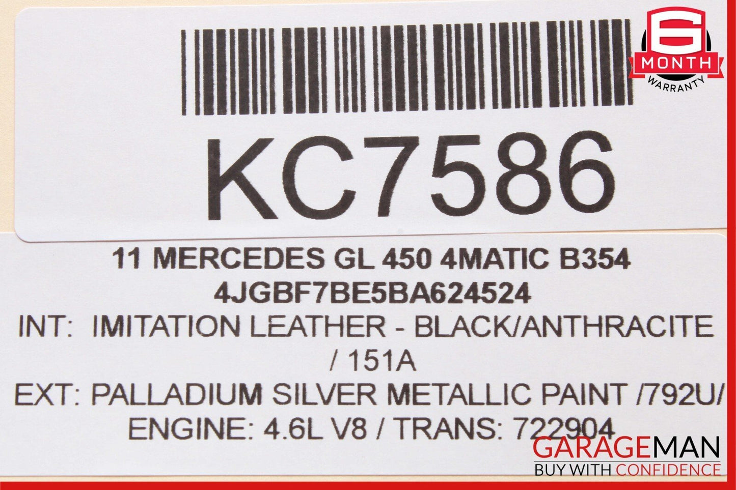03-12 Mercedes X164 GL450 ML550 Front Right Side Seat Control Module OEM