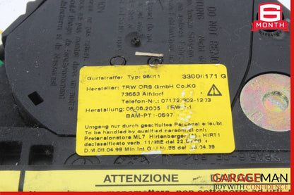03-08 Maserati Quattroporte M139 Front Left Driver Side Seat Belt Black OEM