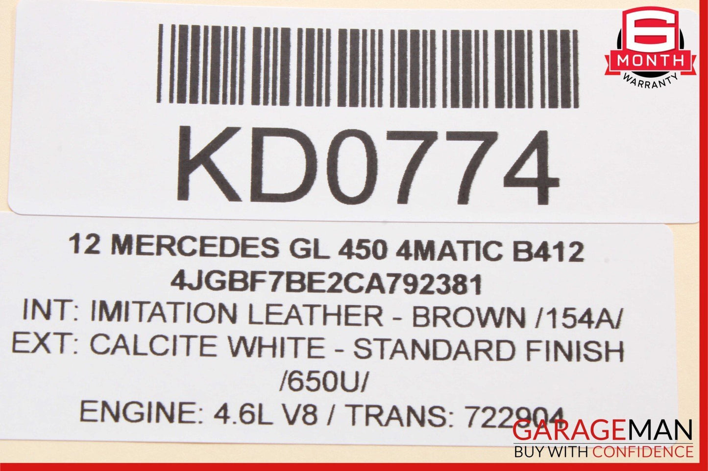 06-13 Mercedes X164 GL450 GL350 Front Left Side Window Regulator Motor Unit OEM