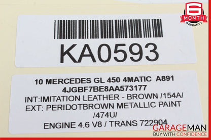 06-132006-2013 Mercedes-Benz GL450 X164 SUV, Station Wagon Front Right Window Regulator Motor 2518200842 Genuine