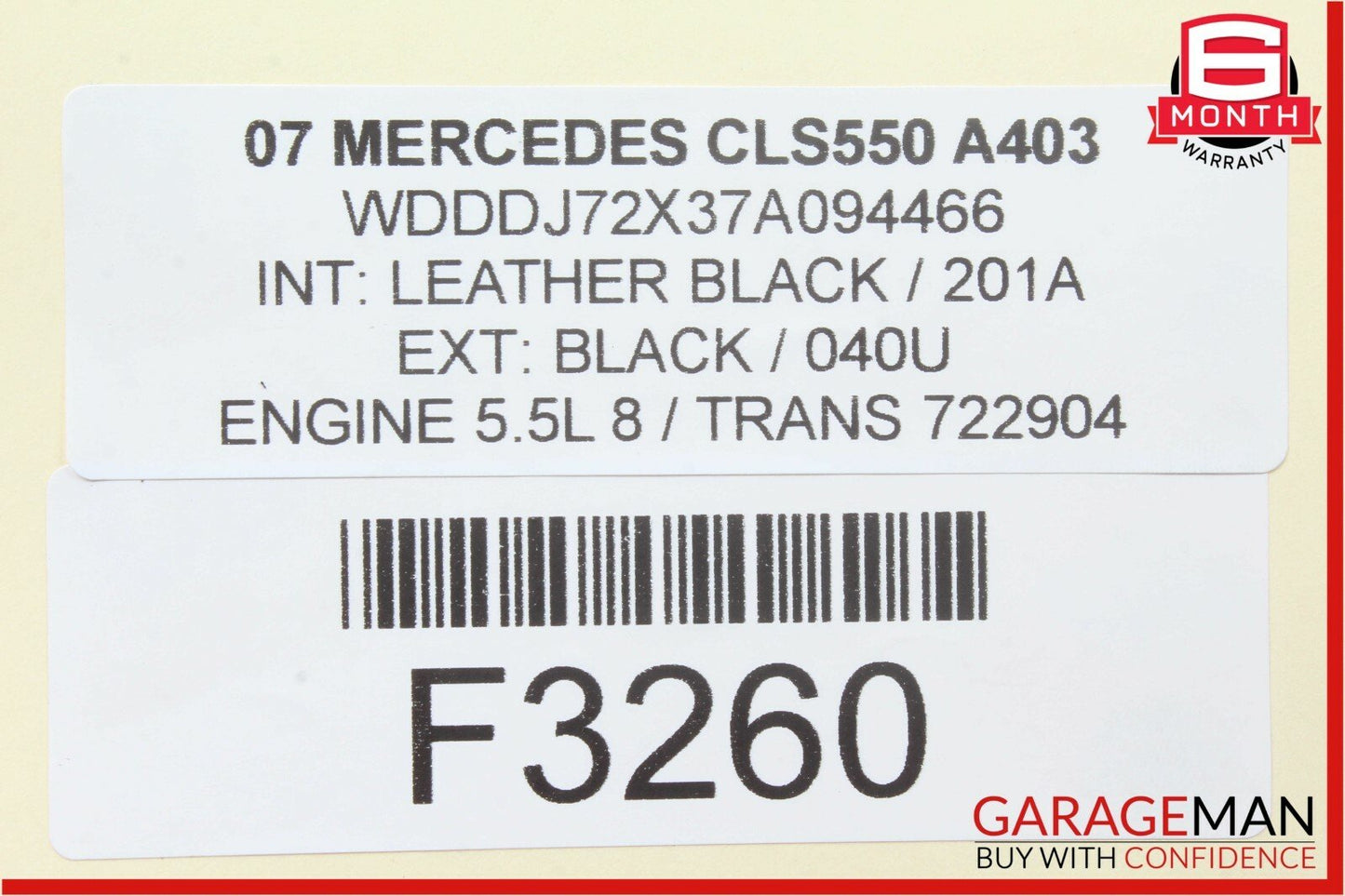 03-09 Mercedes W219 CLS550 E500 AC A/C Air Conditioning Condenser 2115001154 OEM