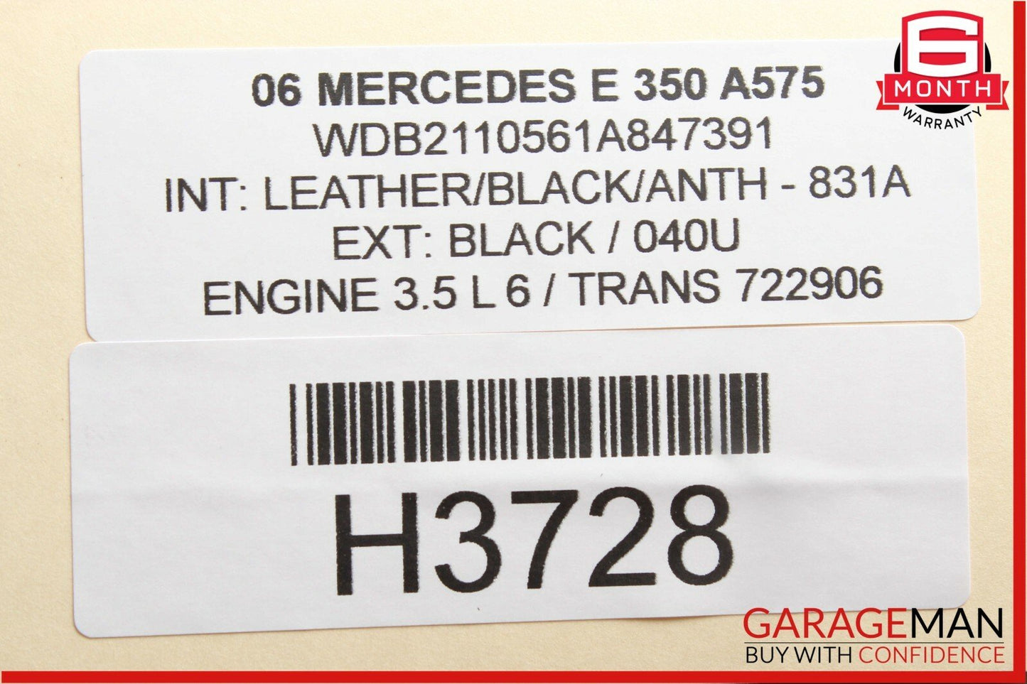 03-11 Mercedes E350 SLK280 GL450 Front Right Passenger Side Seat Control Module