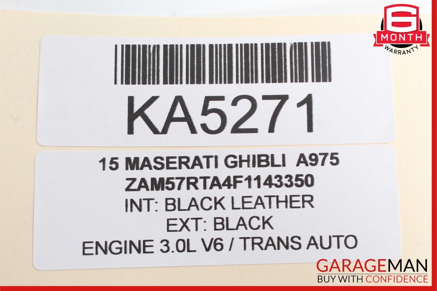 14-17 Maserati Ghibli Sunroof Panoramic Roof Window Regulator Motor Unit OEM