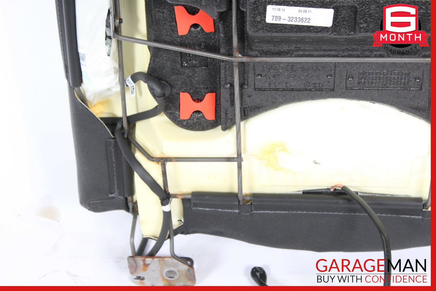 11-17 Audi A8 Rear Left Top Upper Seat Cushion OEM