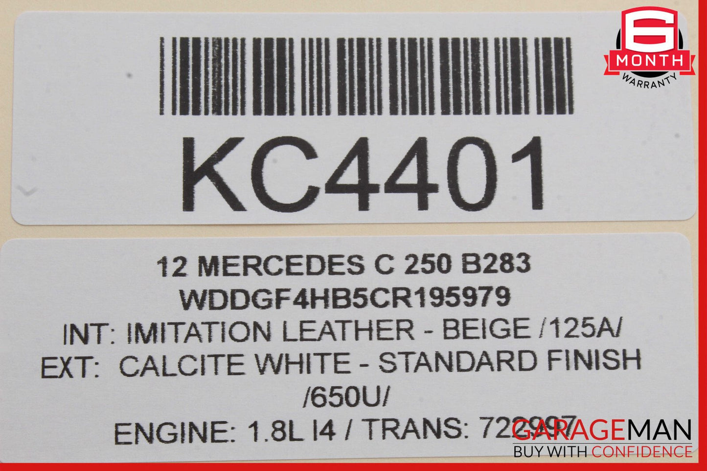 08-17 Mercedes W204 C250 E350 Center Console Ashtray Ash Tray Rear OEM