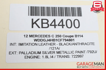 08-17 Mercedes W204 C250 E350 Center Console Ashtray Ash Tray Compartment OEM