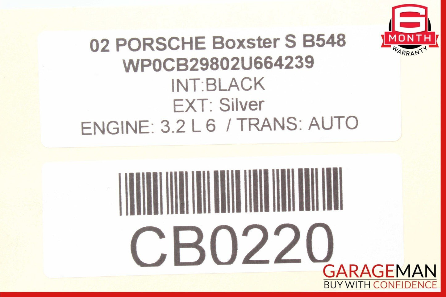 97-04 Porsche Boxster S 986 Front Left Suspension Trailing Control Arm OEM