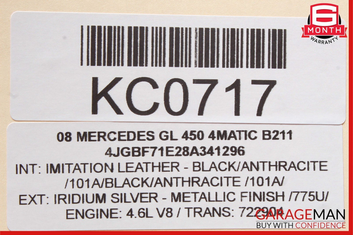 06-12 Mercedes ML500 GL550 Front Center Console Ash Tray Compartment Assembly