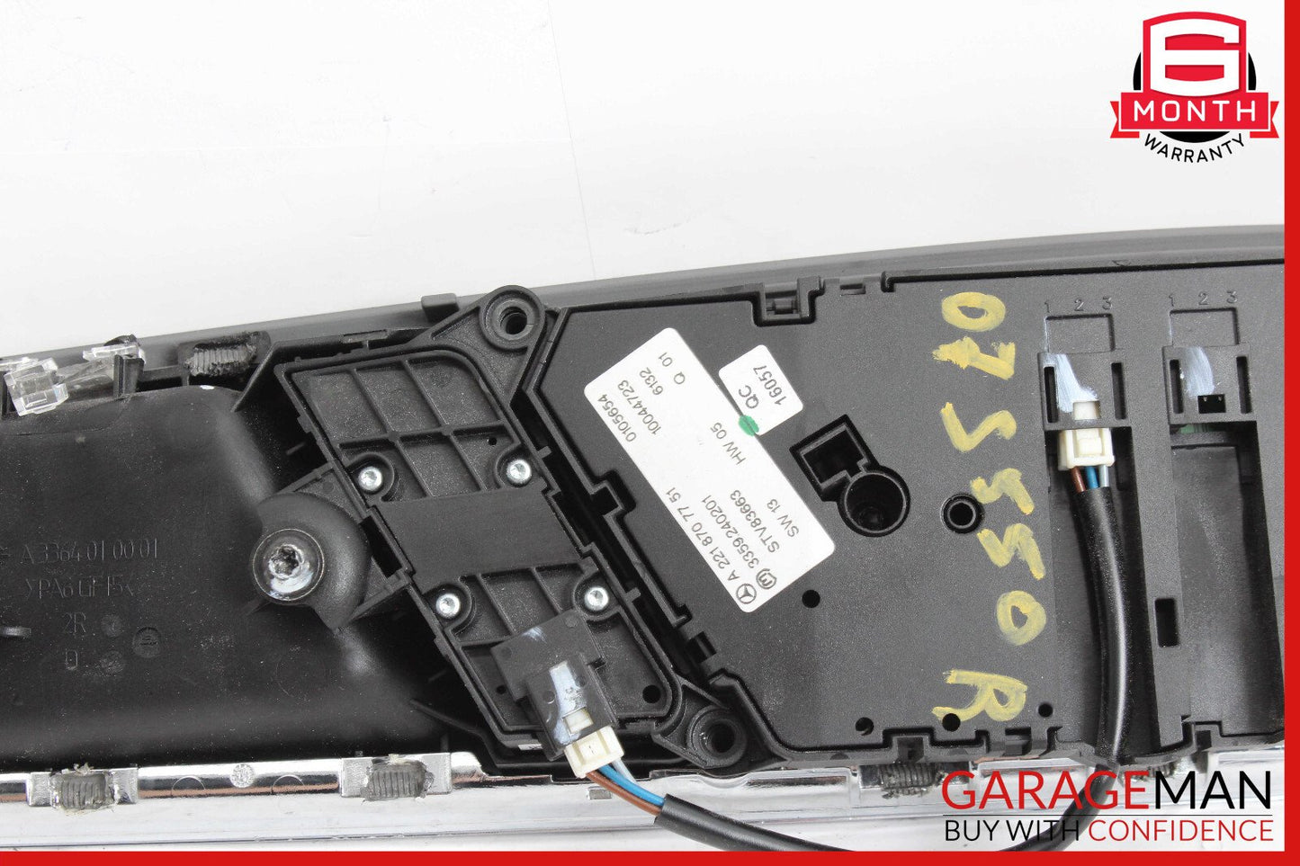07-13 Mercedes W221 S550 S63 Front Right Side Seat Control Switch Trim OEM