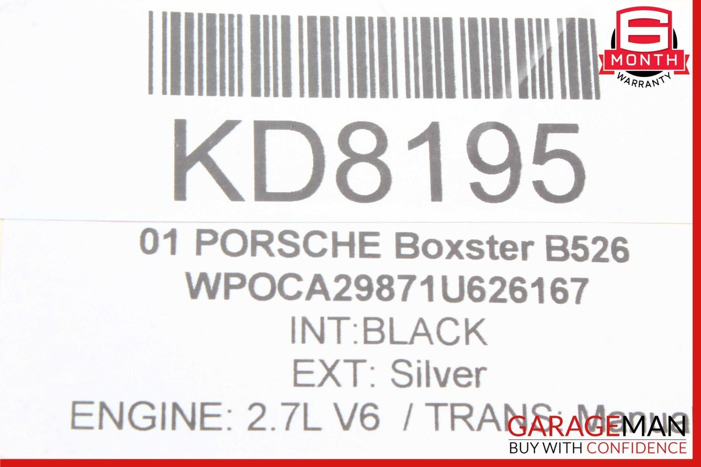 97-04 Porsche Boxster 986 Carrera 911 Steering Shaft Universal Joint 99634702301