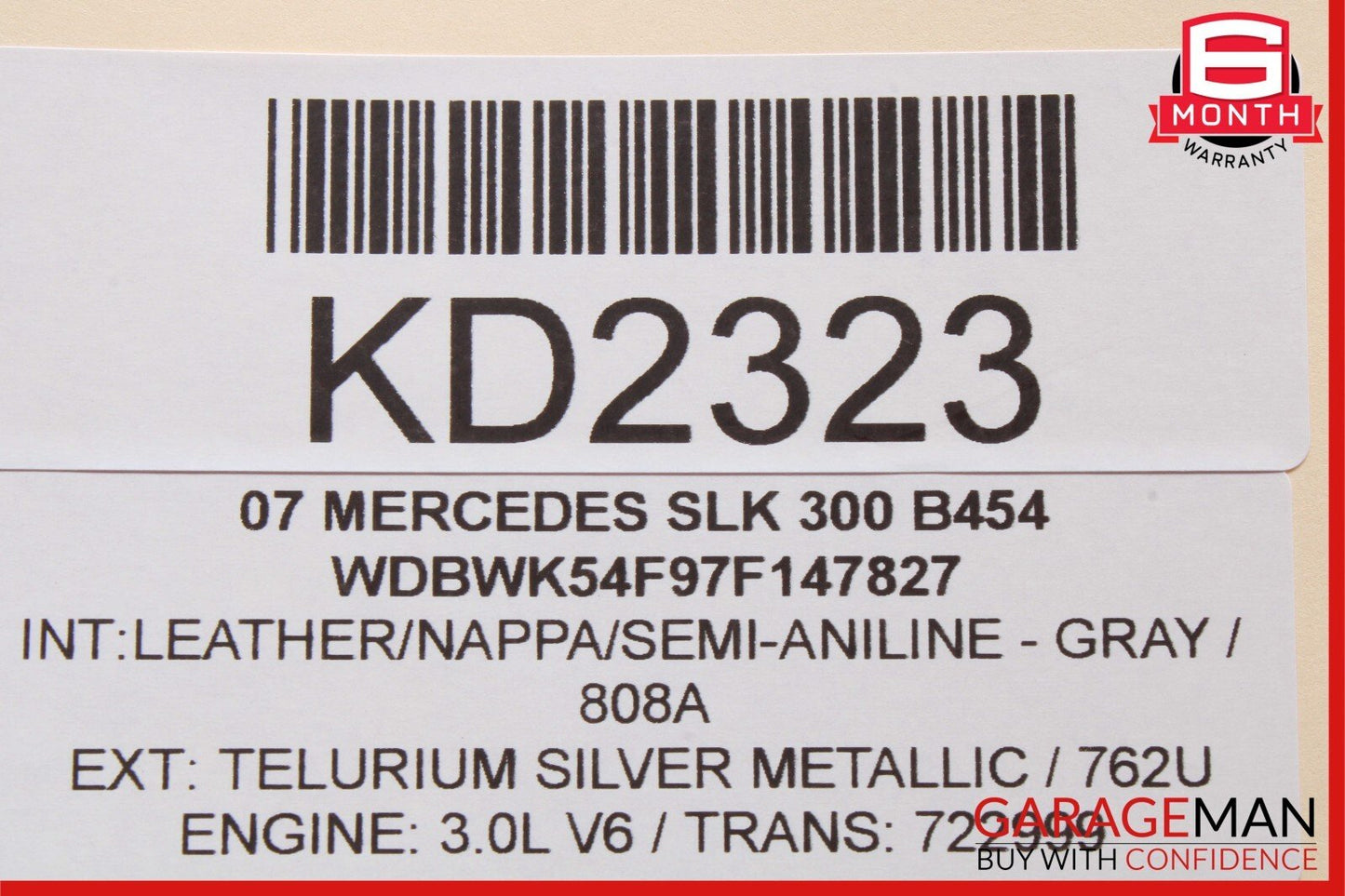 05-08 Mercedes R171 SLK300 Front Right Side Door Computer Control Module OEM