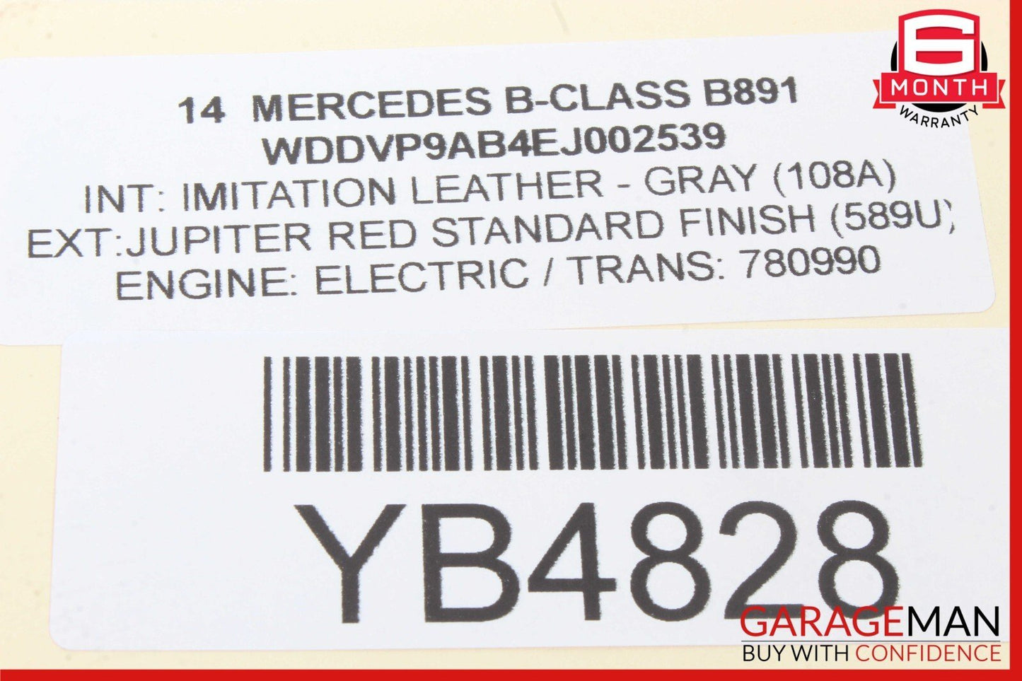 12-16 Mercedes B-Class W242 W246 GL550 Rear Left Door Lock Latch Actuator OEM