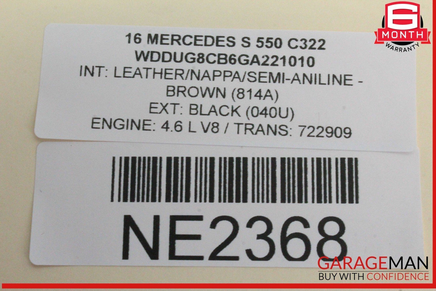 14-17 Mercedes W222 S550 Front Right Passenger Side Seat Belt Seatbelt Black OEM