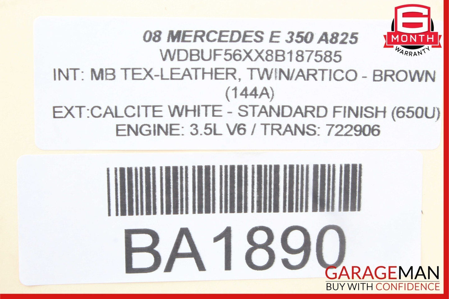 06-13 Mercedes W211 E350 ML350 R350 TPMS Tire Pressure Control Module Unit OEM