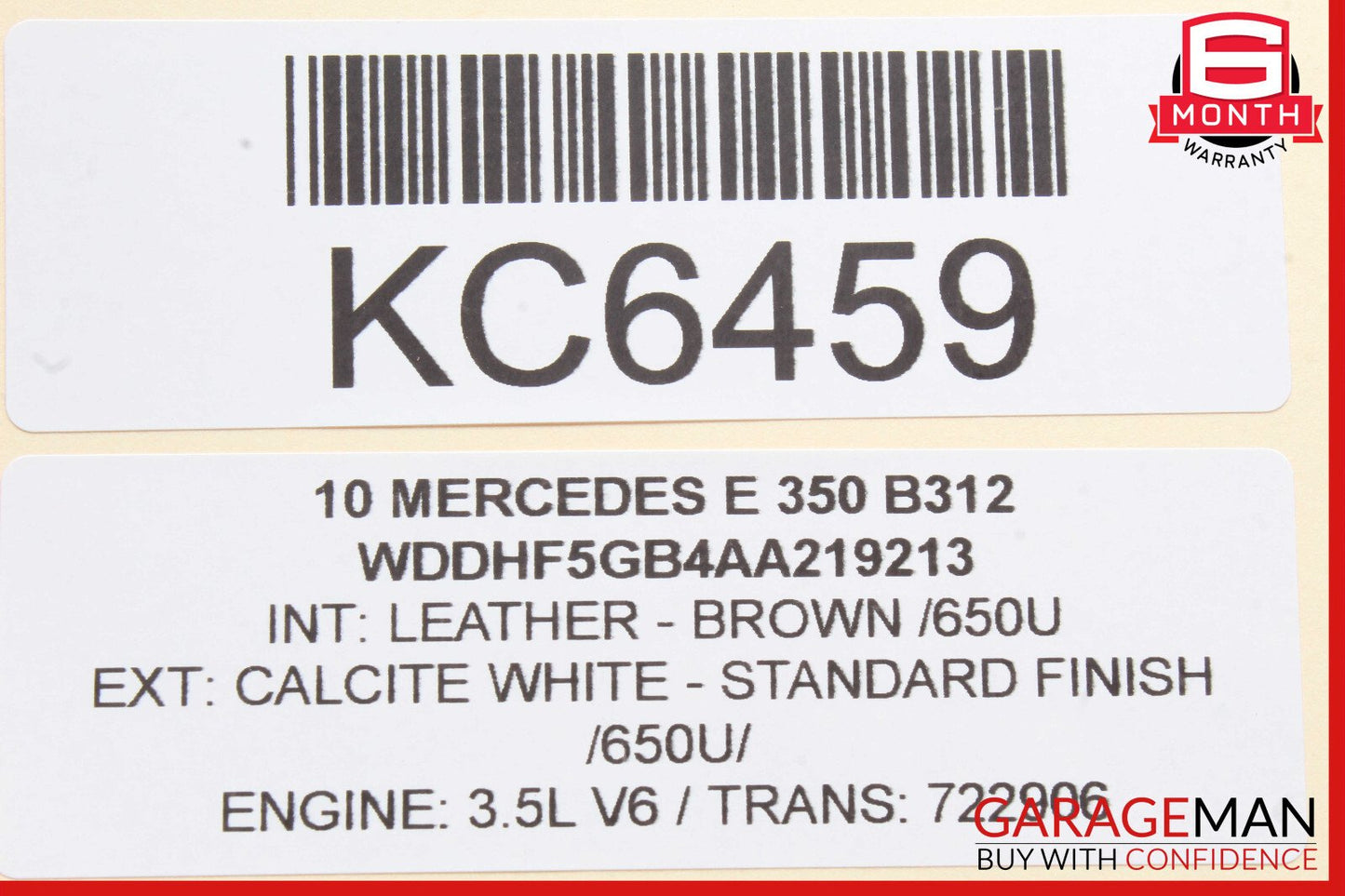 10-13 Mercedes W212 E350 Rear Right Exterior Door Handle Keyless Go OEM