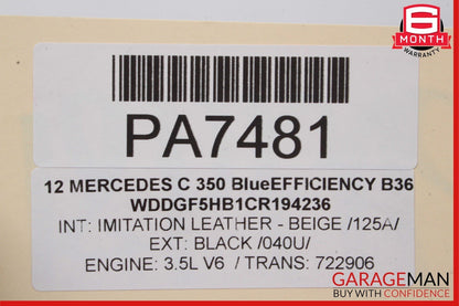 08-17 Mercedes GLK350 C350 C300 E350 Engine Motor Cooling Radiator 2045001403