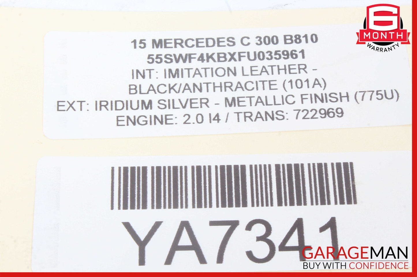 15-19 Mercedes W205 C300 GLC300 Fuse Box Power Distribution Box Module