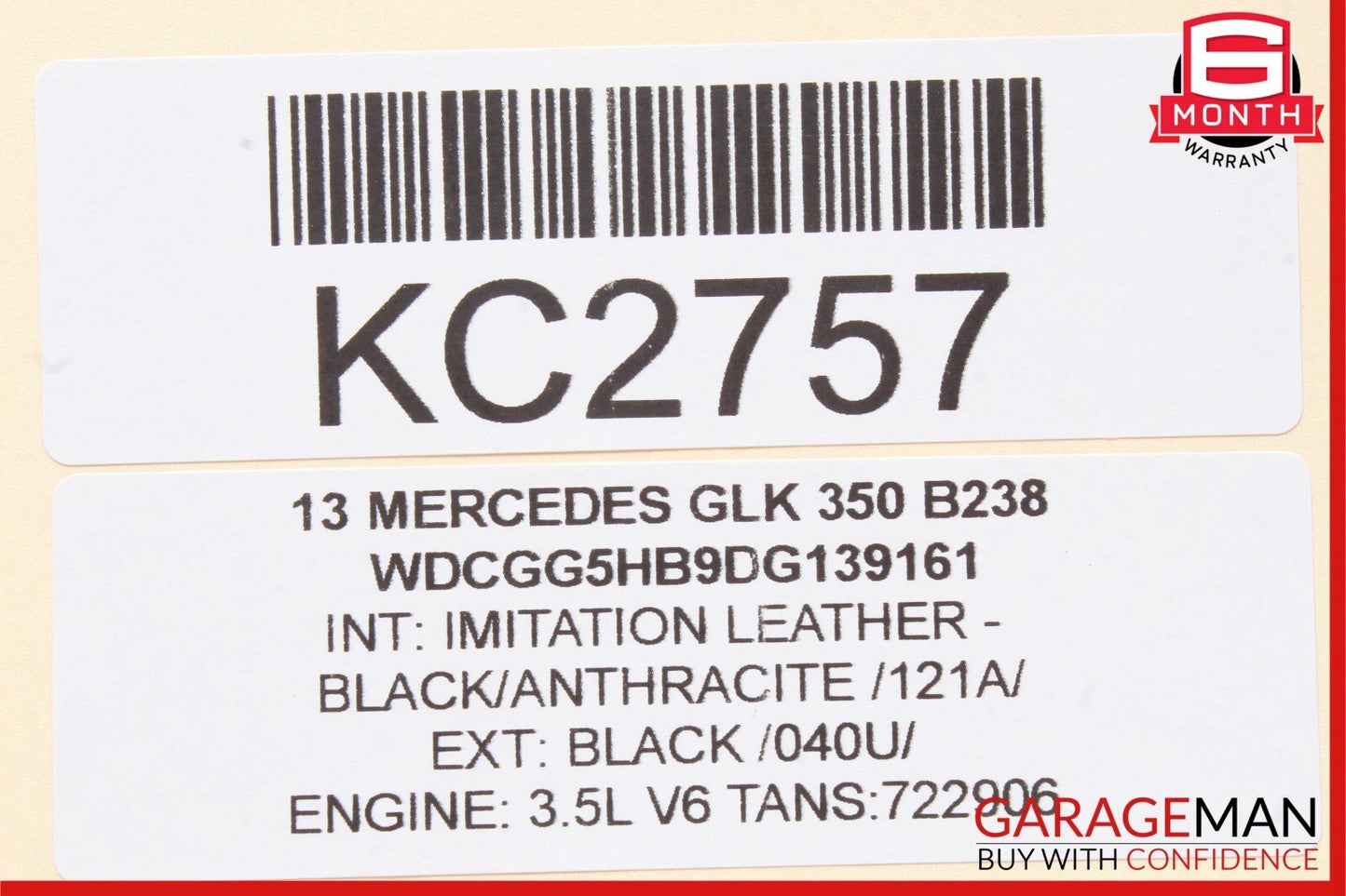 12-15 Mercedes GLK350 C300 E350 3.5 ECU ECM Engine Control Module Flashed