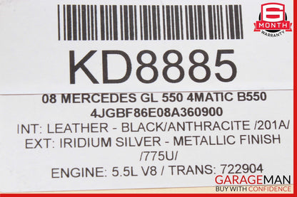 03-09 Mercedes X164 GL550 CL600 Sirius Satellite Radio Receiver Module OEM
