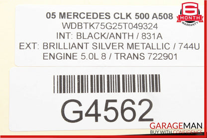 05-09 Mercedes W209 CLK350 Dash Heated Seat ESP Hazard Switch Control Wood OEM